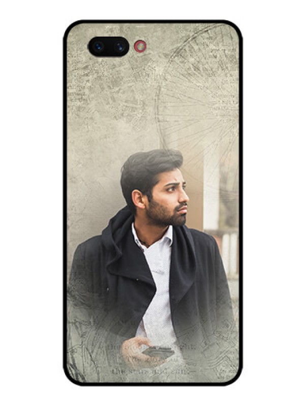 Custom Realme C1 2019 Custom Glass Phone Case  - with vintage design