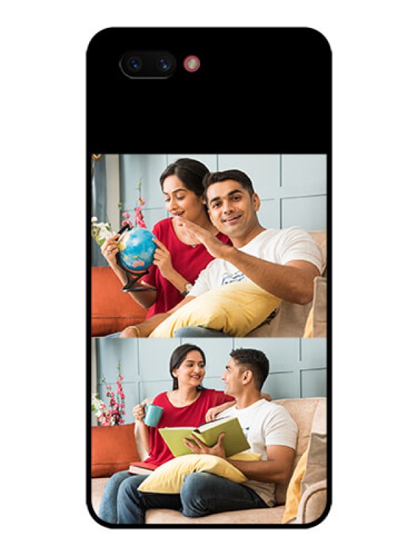 Custom Realme C1 2019 2 Images on Glass Phone Cover