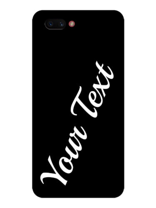 Custom Realme C1 2019 Custom Glass Mobile Cover with Your Name