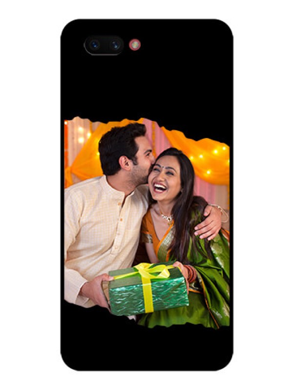 Custom Realme C1 2019 Custom Glass Phone Case - Tear-off Design