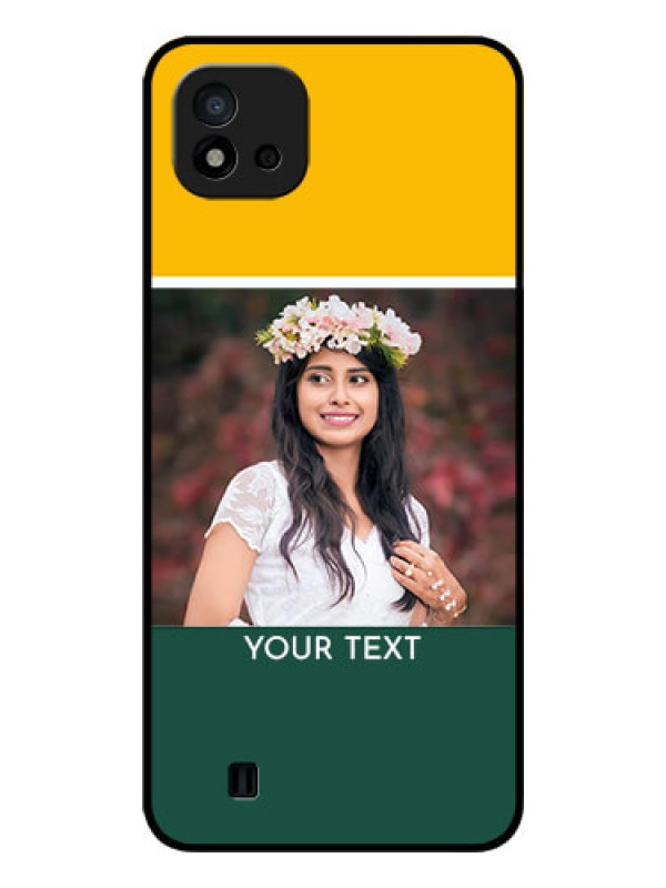 Custom Realme C11 2021 Photo Printing on Glass Case - Love You Design