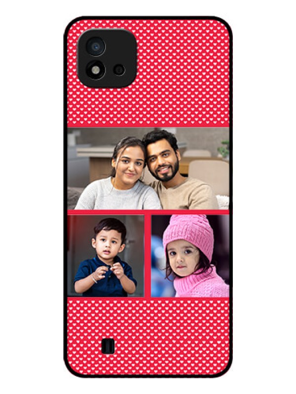 Custom Realme C11 2021 Personalized Glass Phone Case - Bulk Pic Upload Design