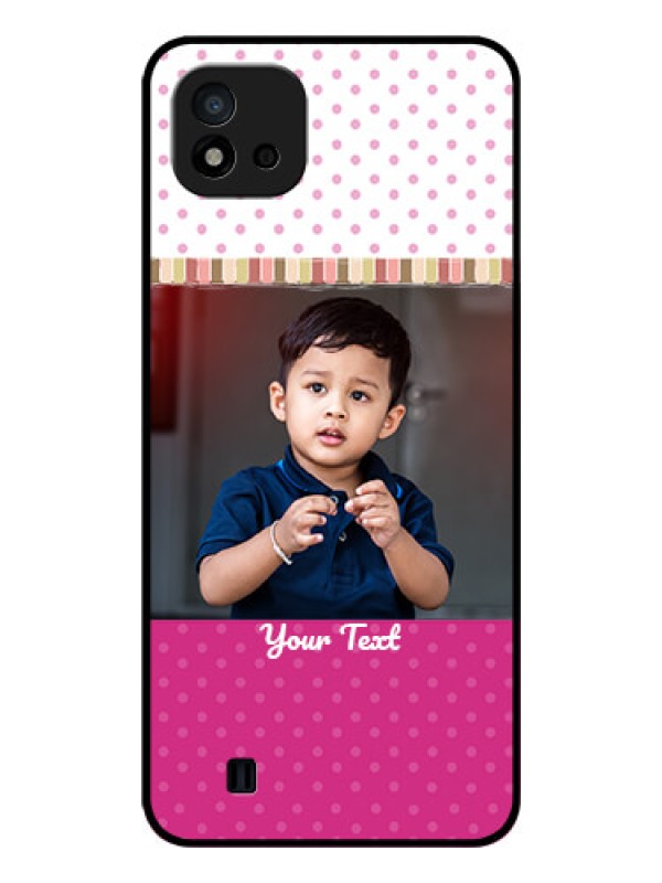 Custom Realme C11 2021 Photo Printing on Glass Case - Cute Girls Cover Design
