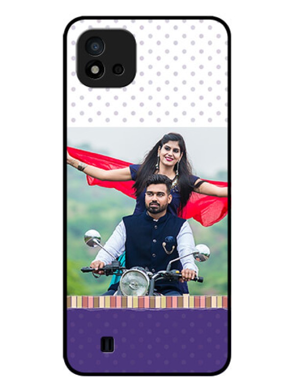 Custom Realme C11 2021 Photo Printing on Glass Case - Cute Family Design