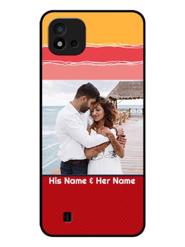 Custom Realme C11 2021 Custom Glass Mobile Case - Colorful Case Design