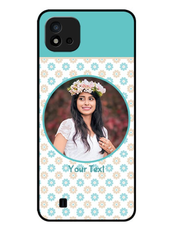 Custom Realme C11 2021 Custom Glass Mobile Case - Beautiful Flowers Design
