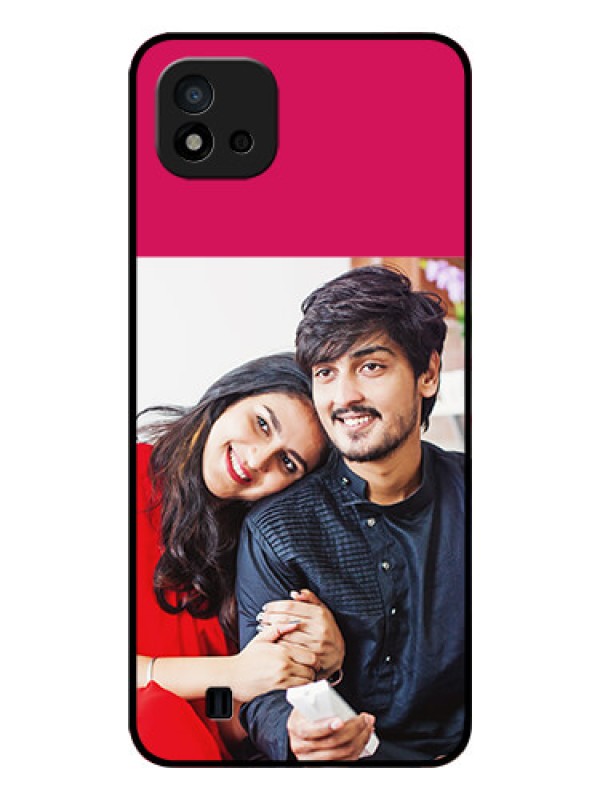 Custom Realme C11 2021 Custom Glass Mobile Case - Anniversary Cover Design