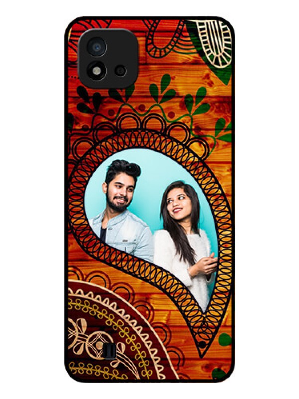 Custom Realme C11 2021 Personalized Glass Phone Case - Abstract Colorful Design