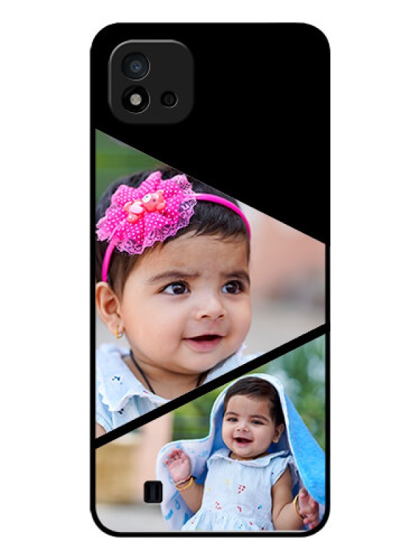 Custom Realme C11 2021 Custom Glass Phone Case - Semi Cut Design