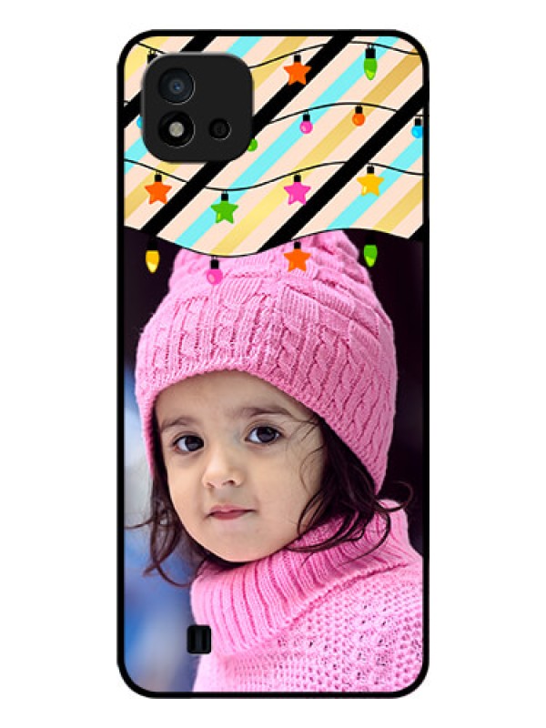 Custom Realme C11 2021 Custom Glass Mobile Case - Lights Hanging Design