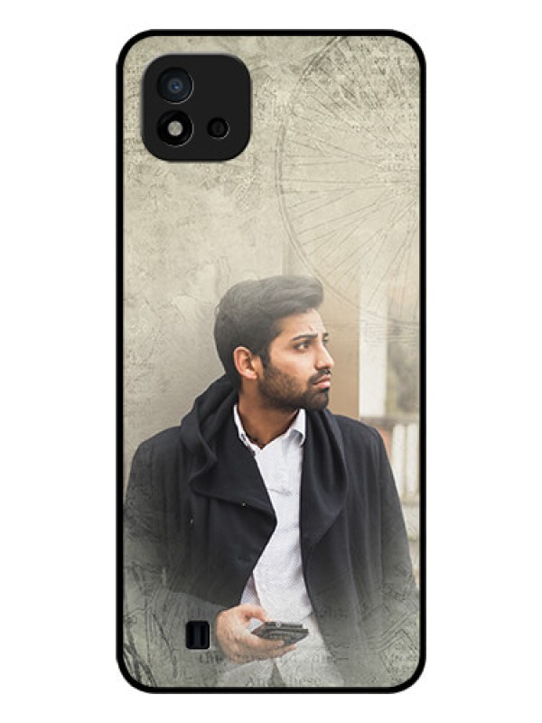 Custom Realme C11 2021 Custom Glass Phone Case - with vintage design