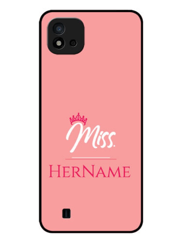 Custom Realme C11 2021 Custom Glass Phone Case Mrs with Name