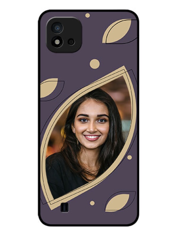 Custom Realme C11 2021 Custom Glass Mobile Case - Falling Leaf Design