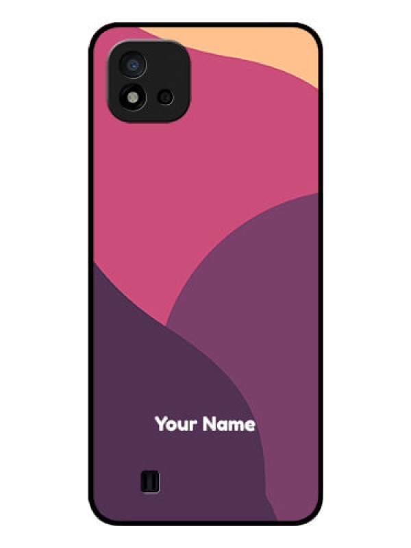 Custom Realme C11 2021 Custom Glass Phone Case - Mixed Multi-colour abstract art Design