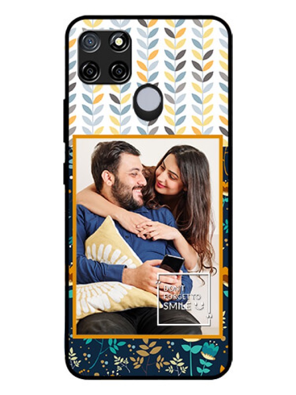Custom Realme C12 Custom Glass Mobile Case  - Pattern Design