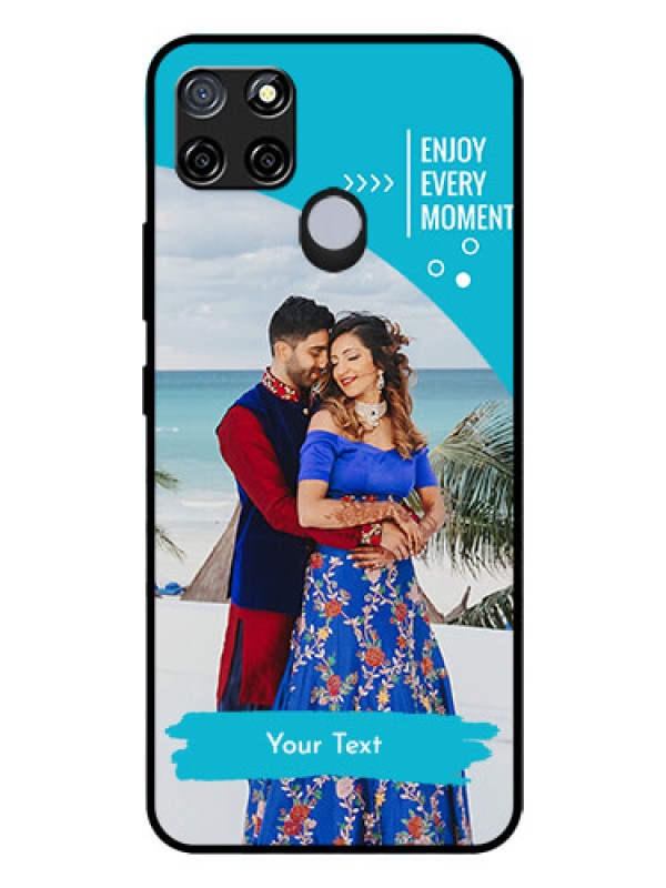 Custom Realme C12 Custom Glass Mobile Case  - Happy Moment Design