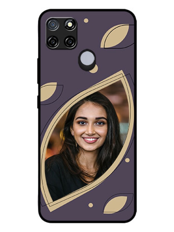 Custom Realme C12 Custom Glass Mobile Case - Falling Leaf Design