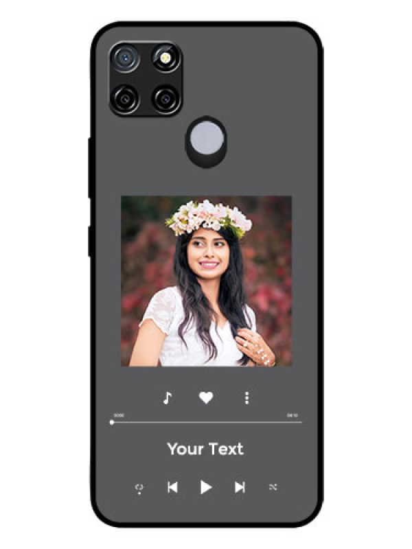 Custom Realme C12 Custom Glass Mobile Case - Play The Music Design