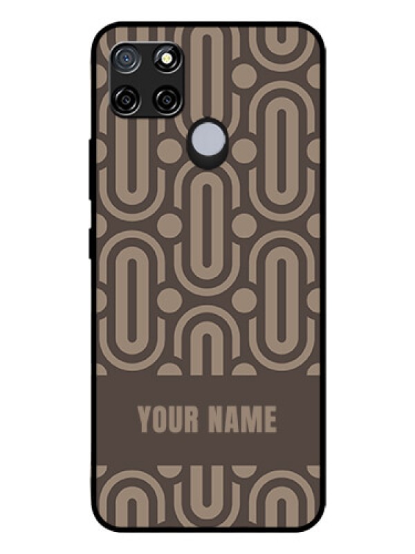 Custom Realme C12 Custom Glass Phone Case - Captivating Zero Pattern Design