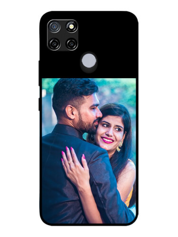 Custom Realme C12 Custom Glass Phone Case - Upload Full Picture With Custom Color Design