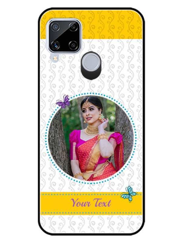 Custom Realme C15 Custom Glass Mobile Case  - Girls Premium Case Design