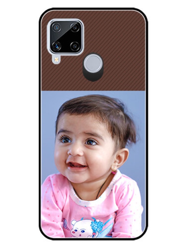 Custom Realme C15 Custom Glass Mobile Case  - Elegant Case Design