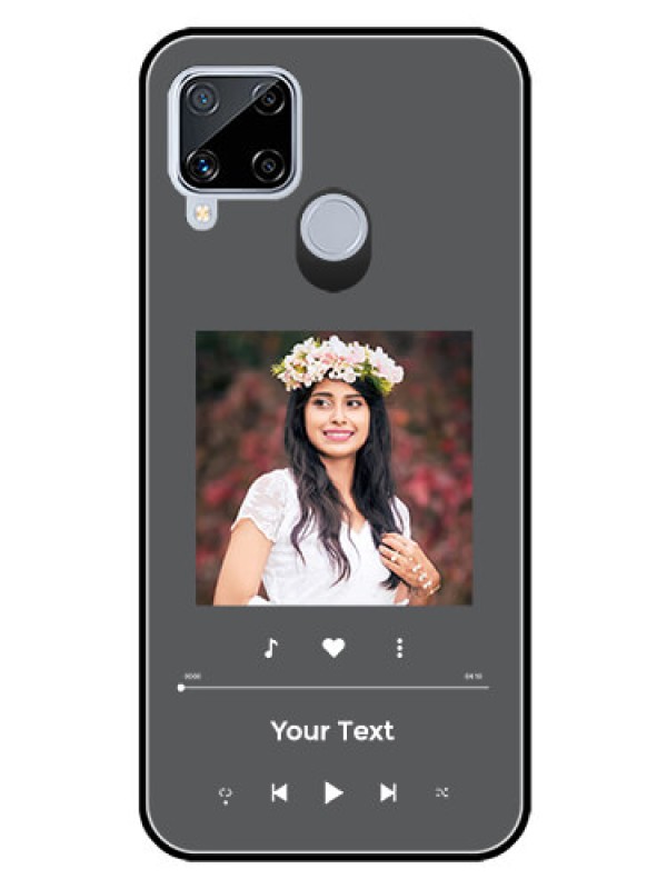 Custom Realme C15 Custom Glass Mobile Case - Play The Music Design
