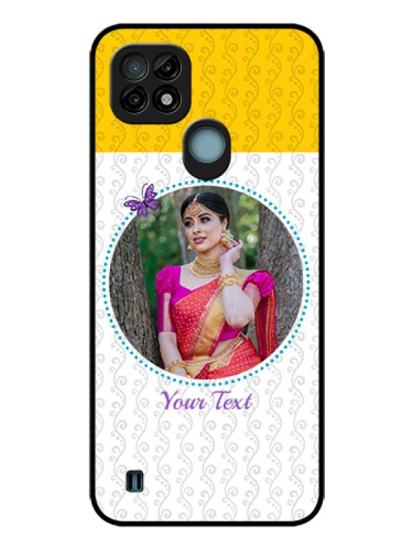 Custom Realme C21 Custom Glass Mobile Case - Girls Premium Case Design