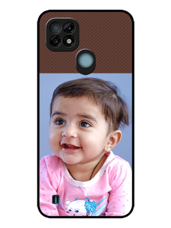 Custom Realme C21 Custom Glass Mobile Case - Elegant Case Design