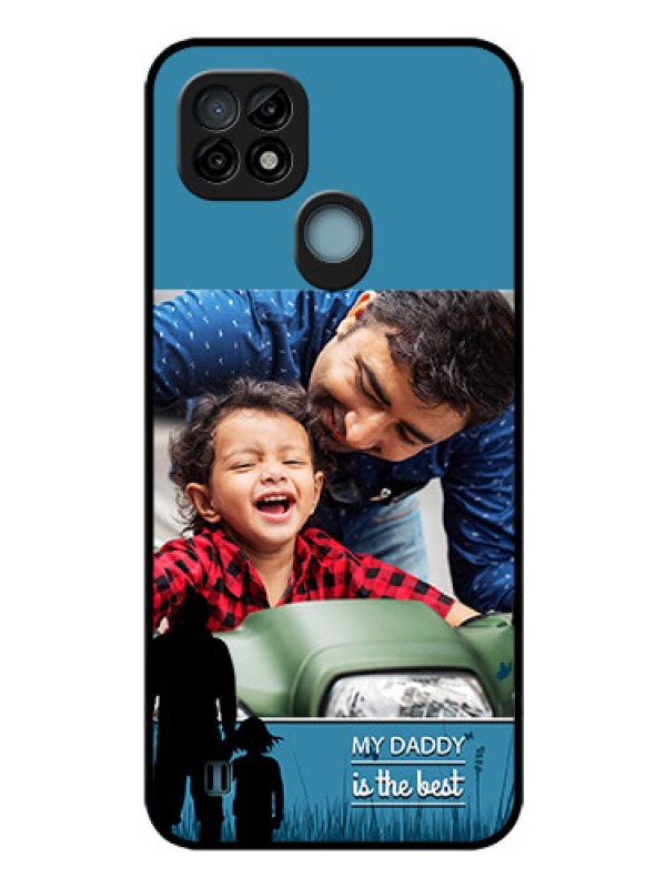 Custom Realme C21 Custom Glass Mobile Case - Best dad design 