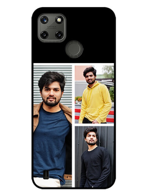 Custom Realme C21Y Photo Printing on Glass Case - Upload Multiple Picture Design