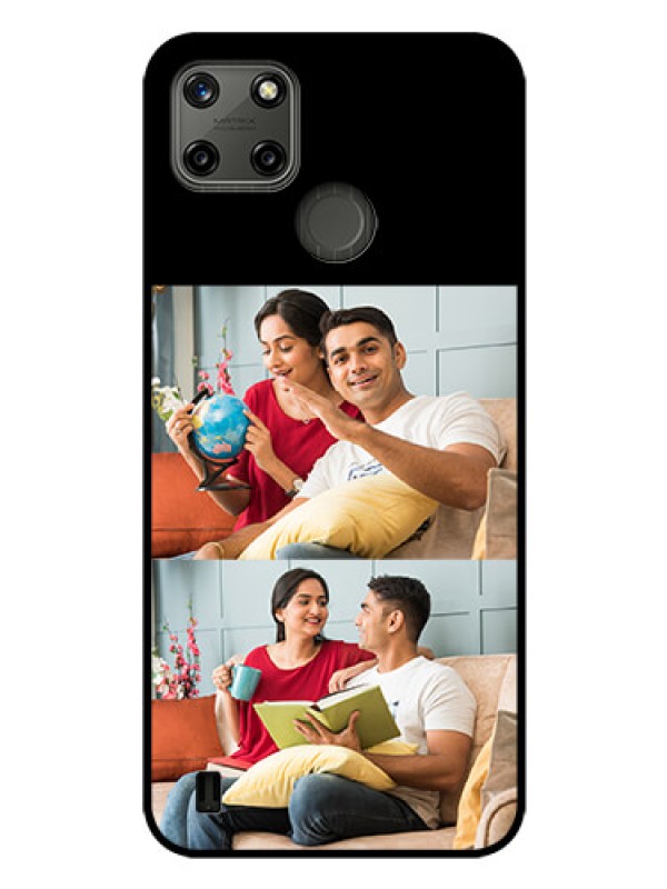 Custom Realme C21Y 2 Images on Glass Phone Cover