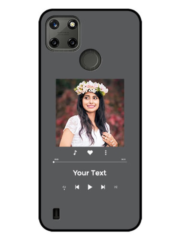 Custom Realme C21Y Custom Glass Mobile Case - Play The Music Design