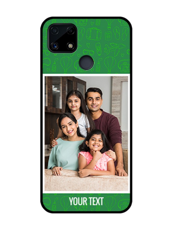 Custom Realme C25 Personalized Glass Phone Case  - Picture Upload Design