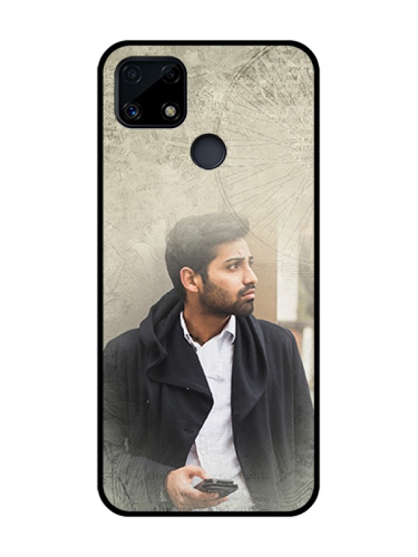 Custom Realme C25 Custom Glass Phone Case  - with vintage design