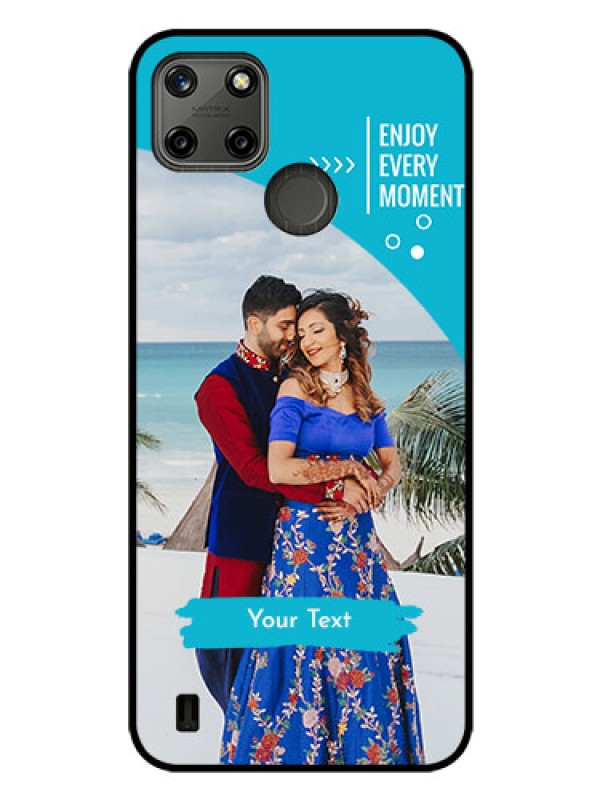 Custom Realme C25Y Custom Glass Mobile Case - Happy Moment Design