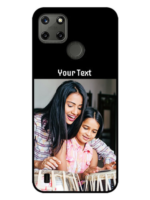 Custom Realme C25Y Photo with Name on Glass Phone Case