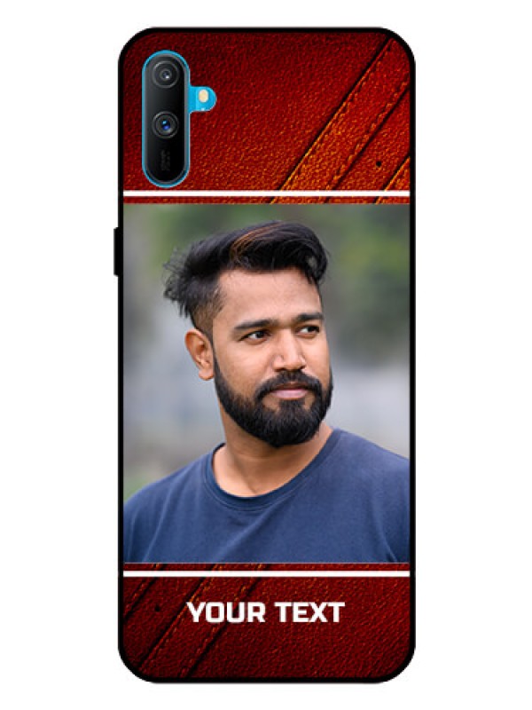 Custom Realme C3 Personalized Glass Phone Case  - Leather Phone Case Design