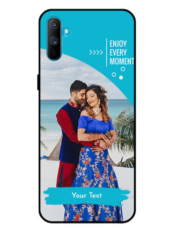 Custom Realme C3 Custom Glass Mobile Case  - Happy Moment Design