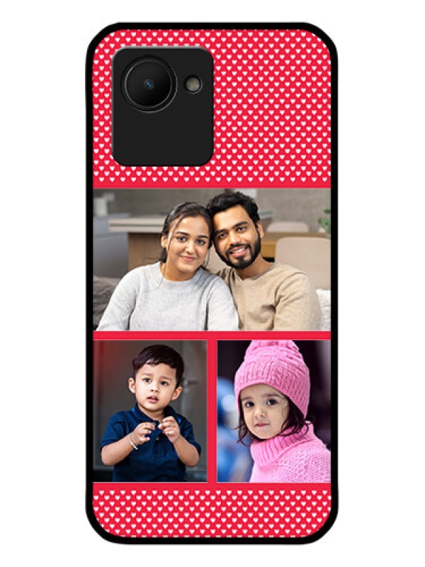 Custom Realme C30 Personalized Glass Phone Case - Bulk Pic Upload Design