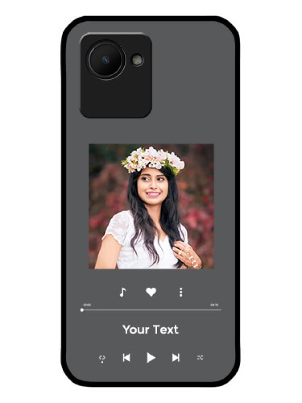 Custom Realme C30 Custom Glass Mobile Case - Play The Music Design