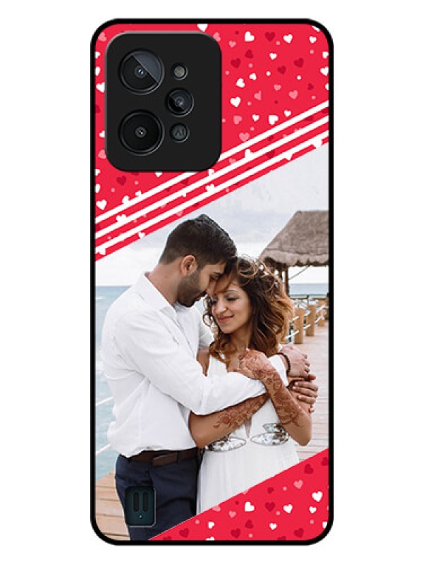 Custom Realme C31 Custom Glass Mobile Case - Valentines Gift Design
