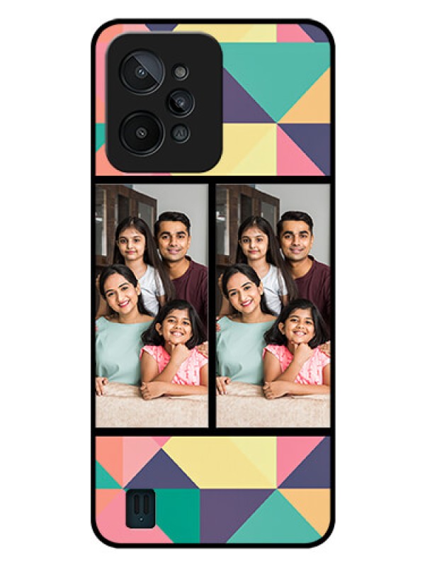 Custom Realme C31 Custom Glass Phone Case - Bulk Pic Upload Design