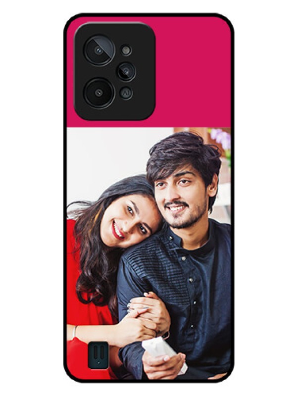Custom Realme C31 Custom Glass Mobile Case - Anniversary Cover Design