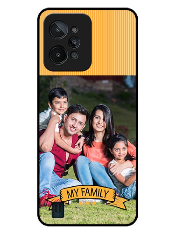 Custom Realme C31 Custom Glass Phone Case - My Family Design