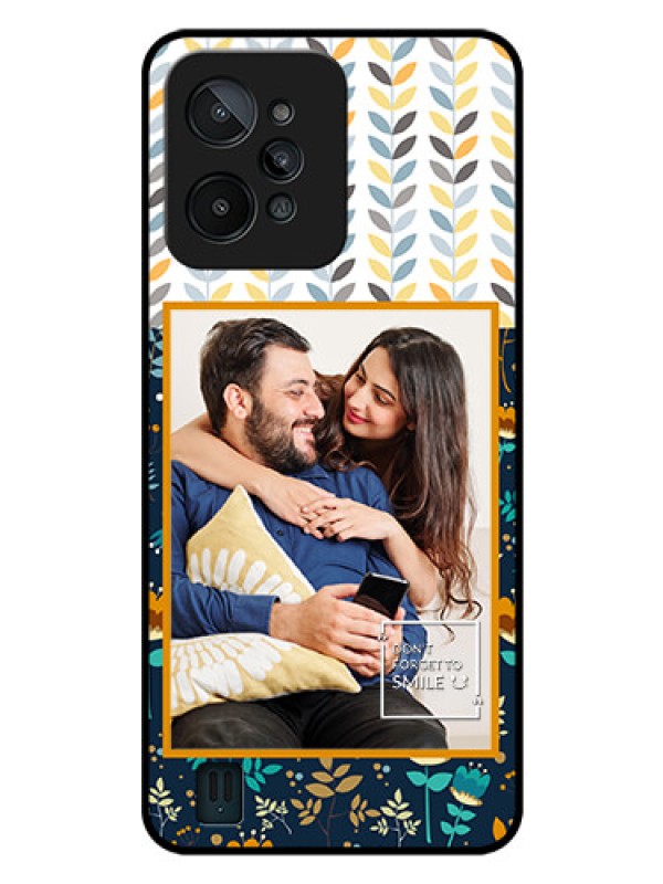Custom Realme C31 Custom Glass Mobile Case - Pattern Design