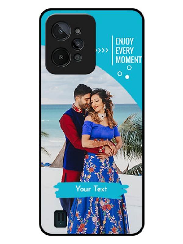 Custom Realme C31 Custom Glass Mobile Case - Happy Moment Design