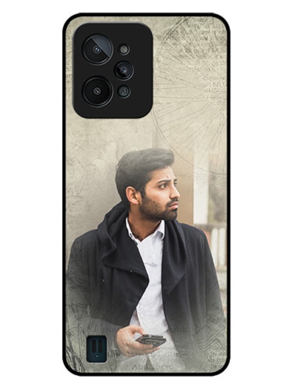 Custom Realme C31 Custom Glass Phone Case - with vintage design