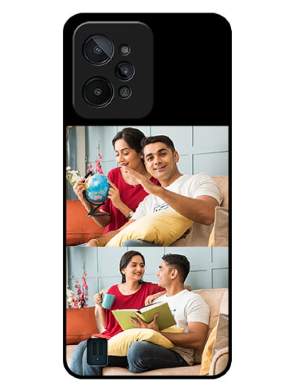 Custom Realme C31 2 Images on Glass Phone Cover