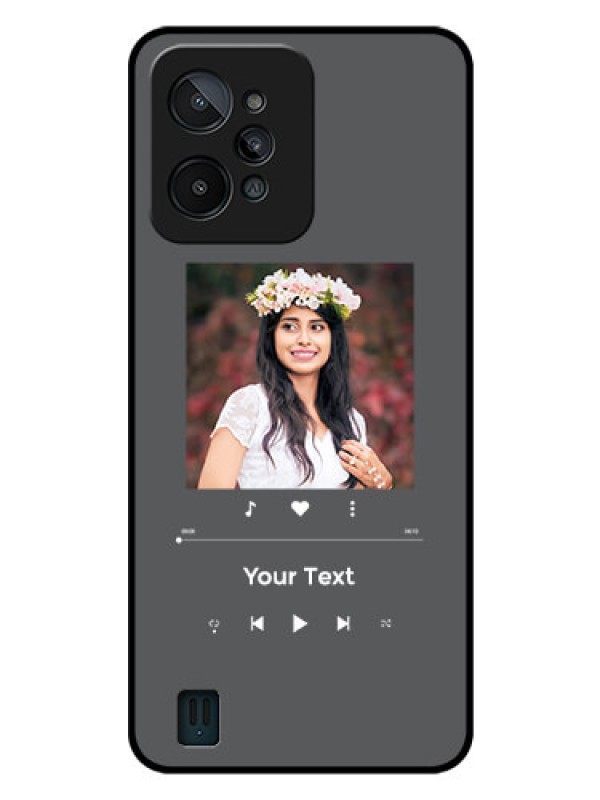 Custom Realme C31 Custom Glass Mobile Case - Play The Music Design
